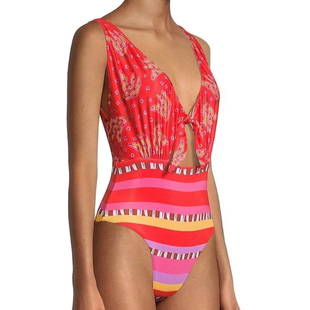 Farm Rio Reversible Tiki Bananas Lucy One Piece